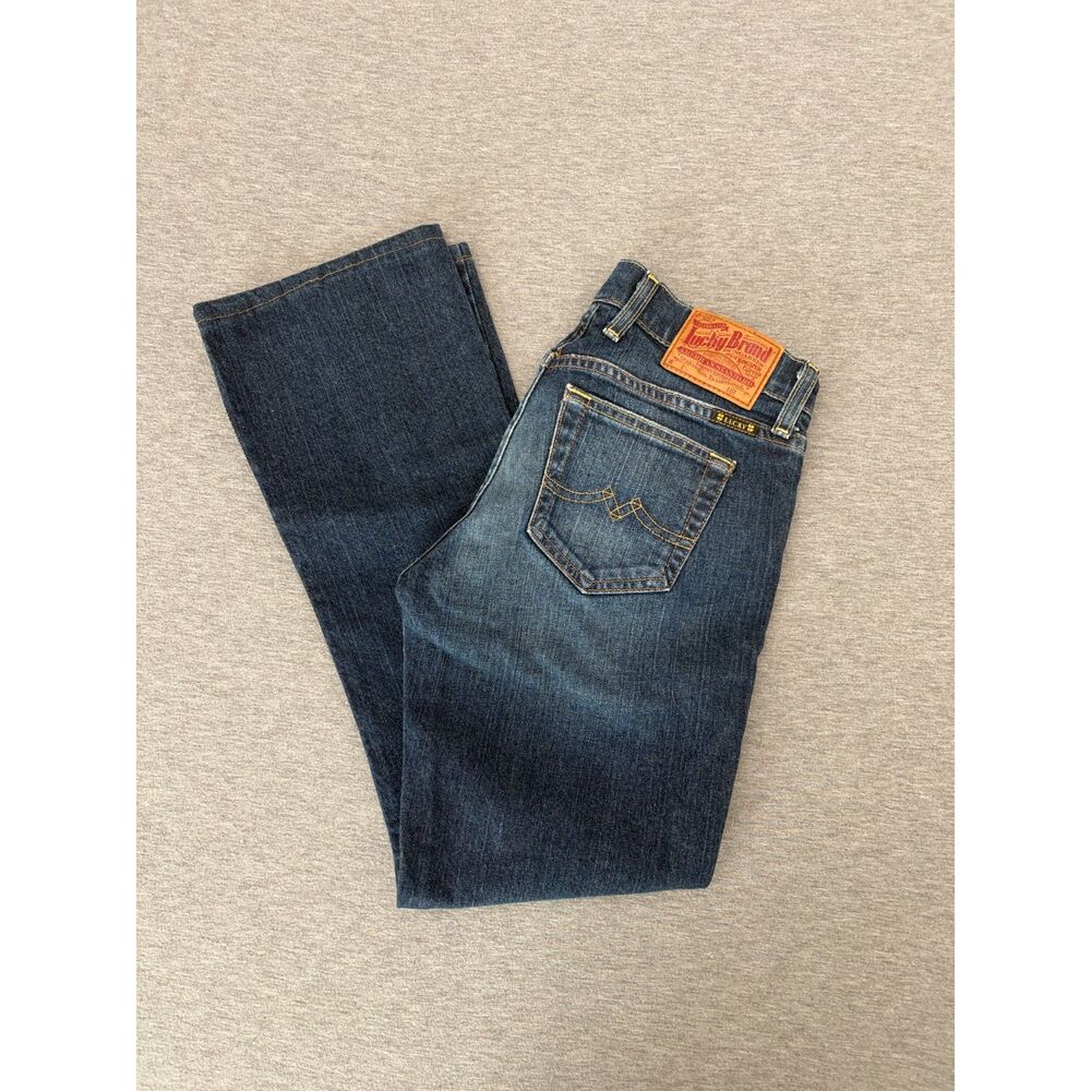 Y2K Lucky Brand Sweet N Low Short Length Jeans Sz 0 Ol Hipster Low Rise Altered